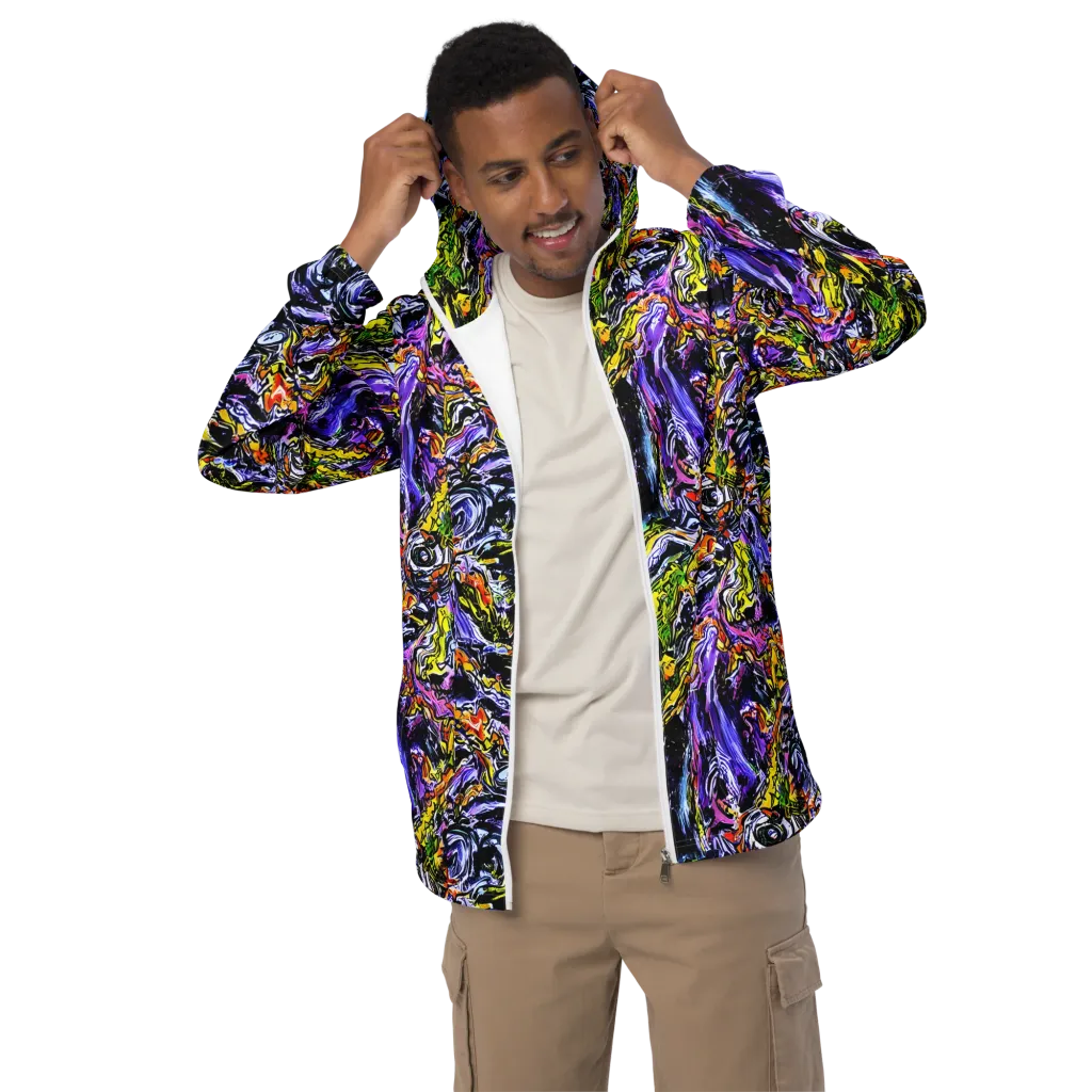 Midnight Mutation on Men's Windbreaker — Front