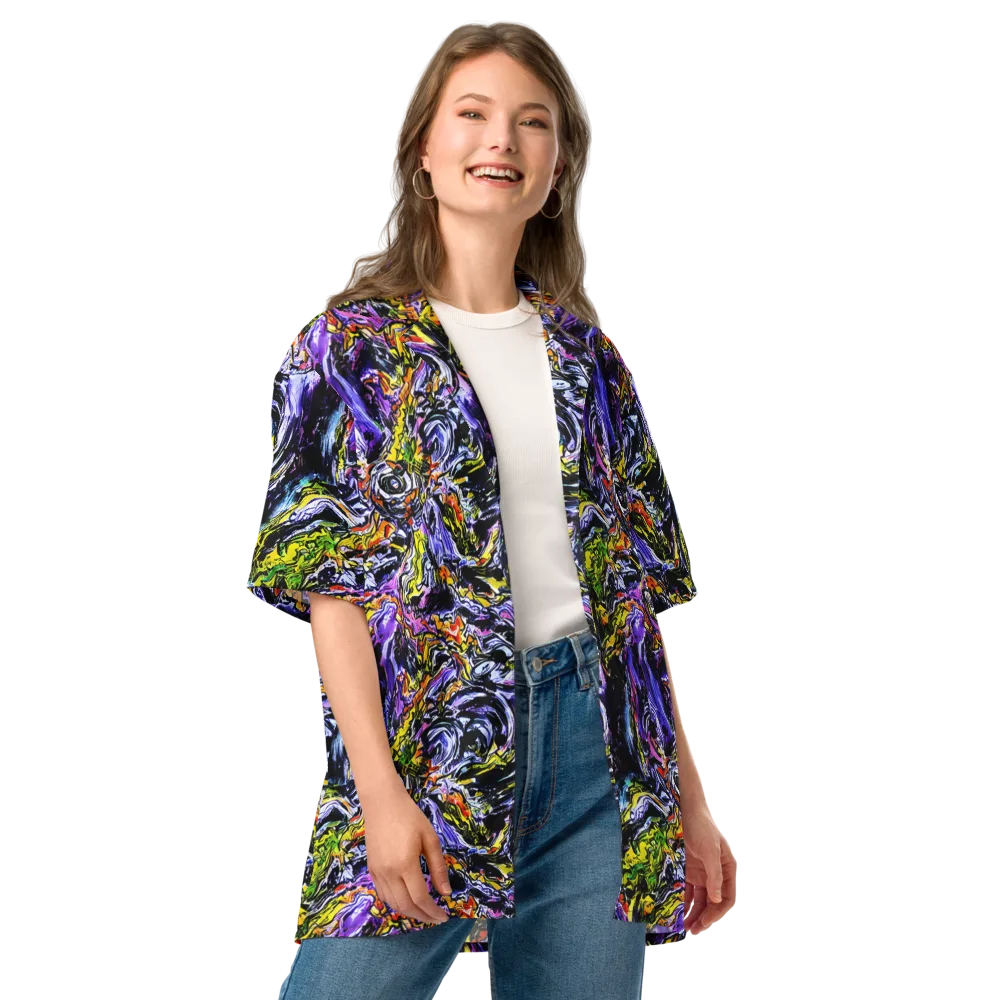 Midnight Mutation on Button Shirt — Front