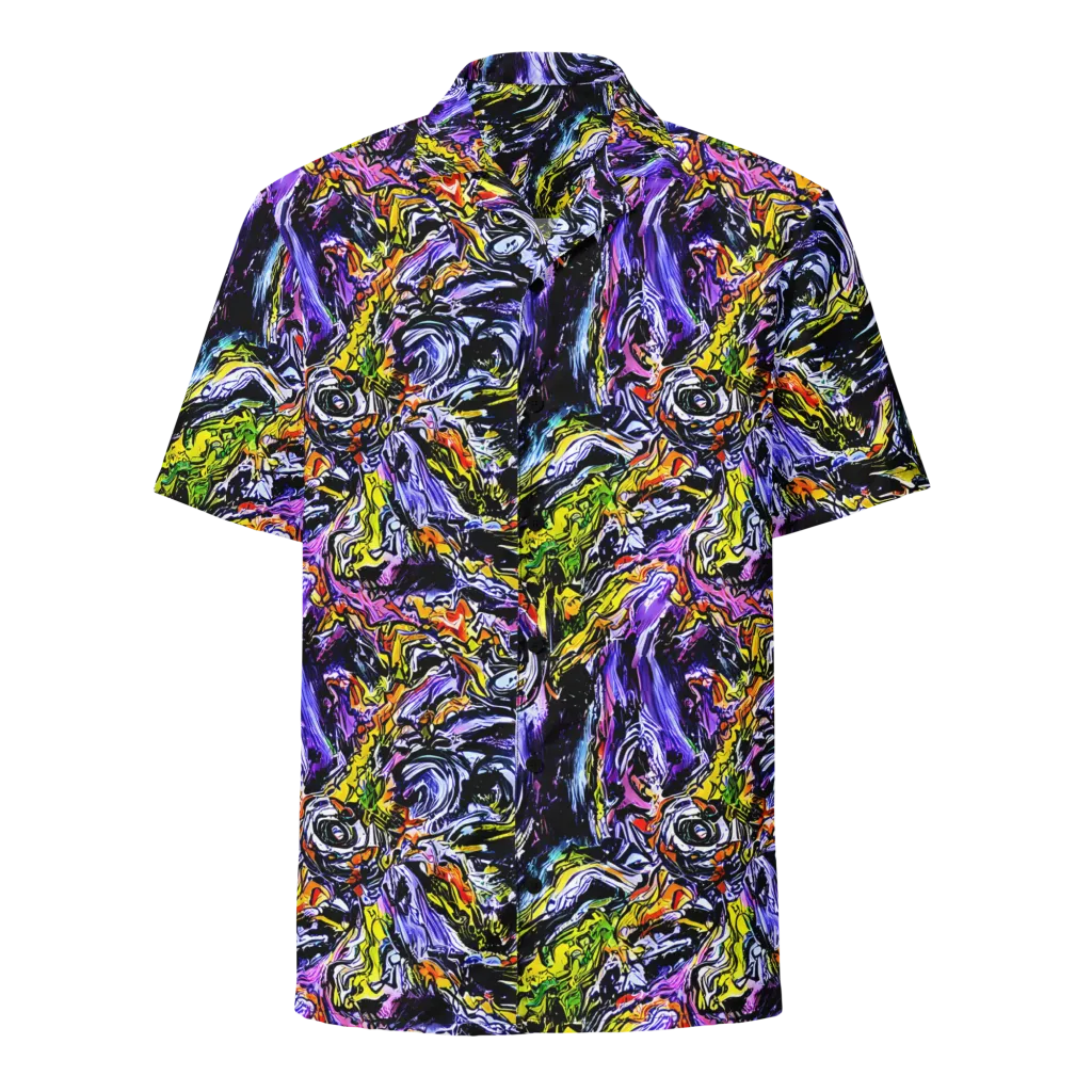 Midnight Mutation on Button Shirt — Front