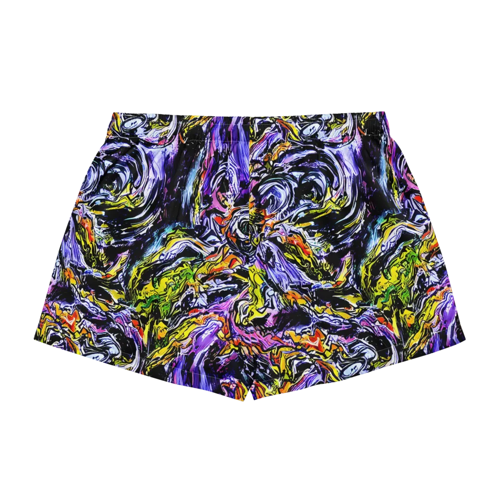 Midnight Mutation on Women's Pajama Shorts — Back