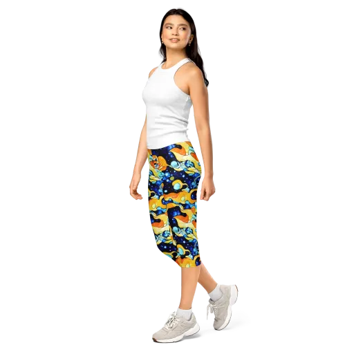 Starlight Melt on a Capri Leggings