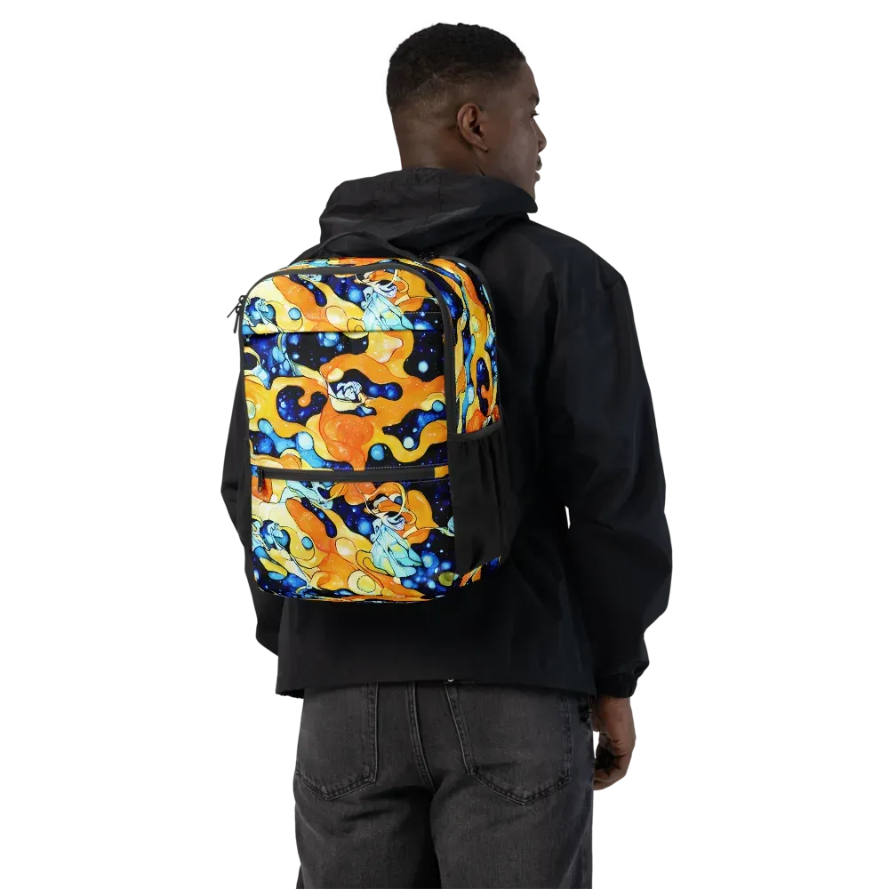 Starlight Melt on Utility Backpack — Back