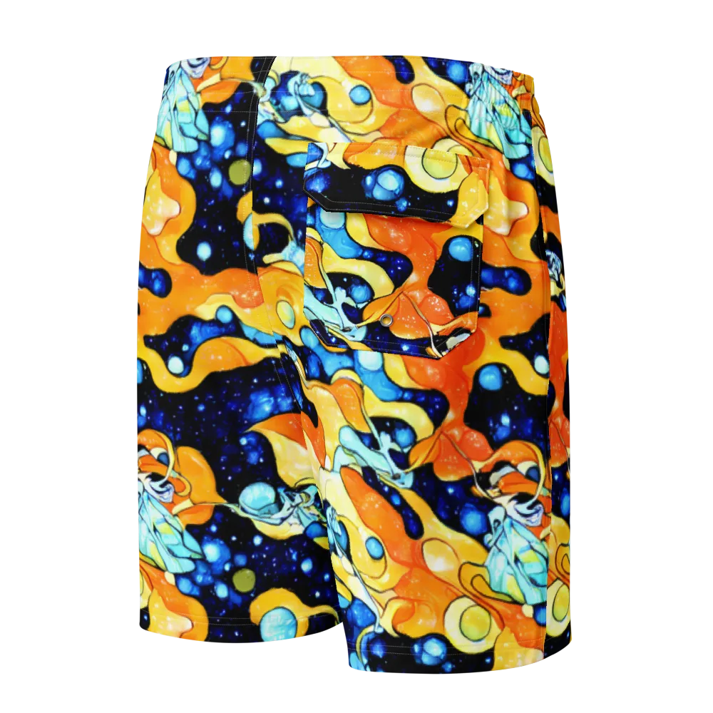 Starlight Melt on Men's Board Shorts — Back