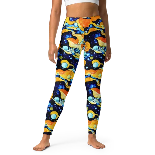 Starlight Melt on a Yoga Leggings