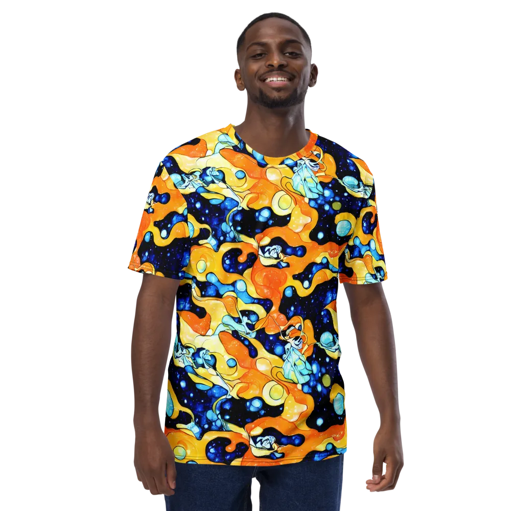 Starlight Melt on Men's Crew Neck T-Shirt — Front