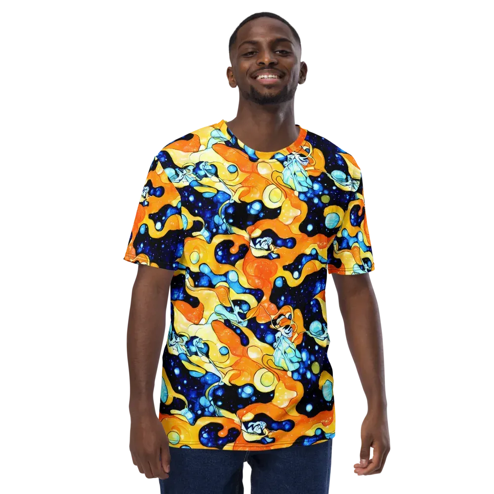 Starlight Melt on Men's Crew Neck T-Shirt — Front