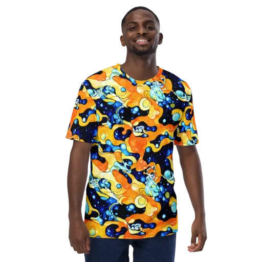 Starlight Melt on a Men's Crew Neck T-Shirt