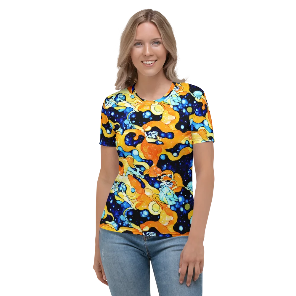 Starlight Melt on Women's Crew Neck T-Shirt — Front