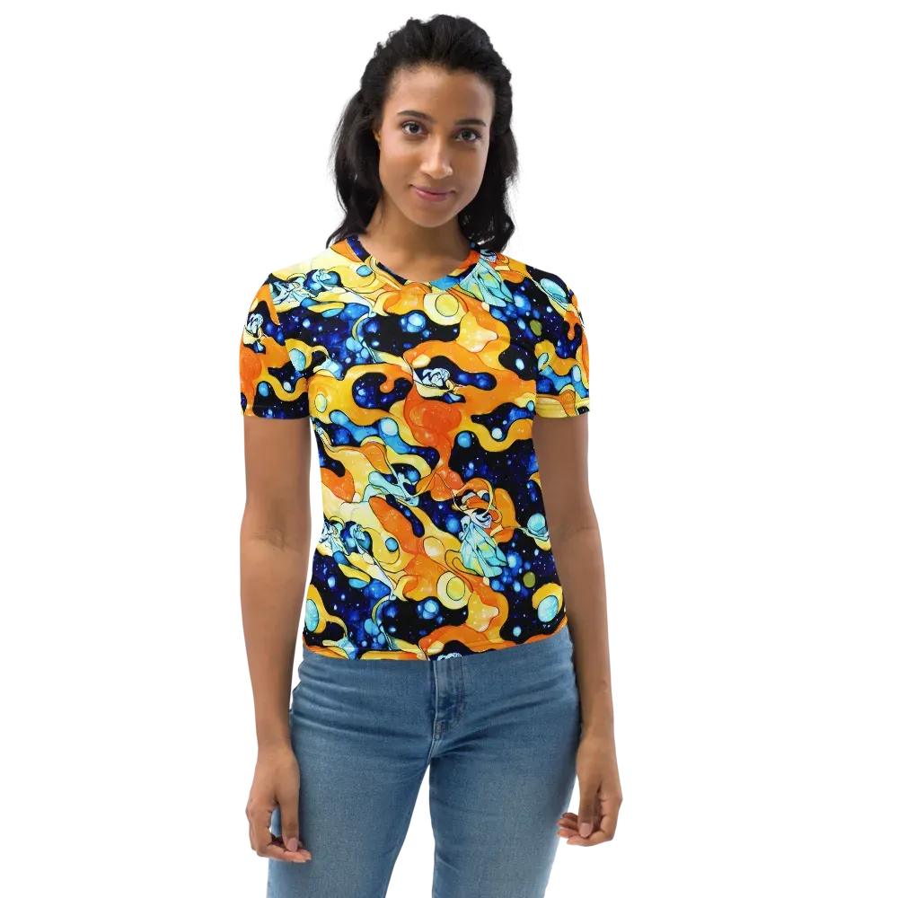 Starlight Melt on Women's Crew Neck T-Shirt — Front