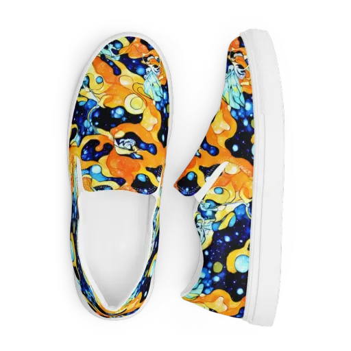 Starlight Melt on a Men's Slip-On Canvas Shoes