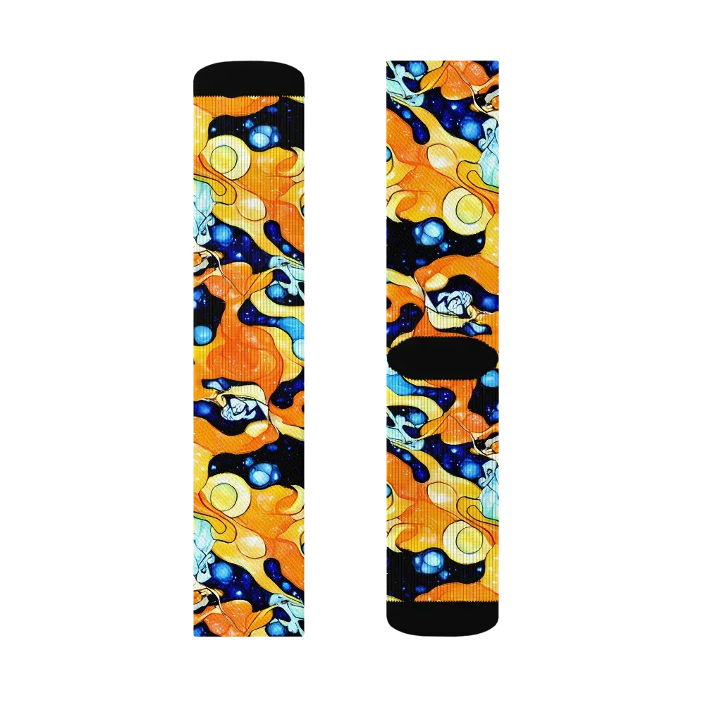Starlight Melt on Socks — Right Sock
