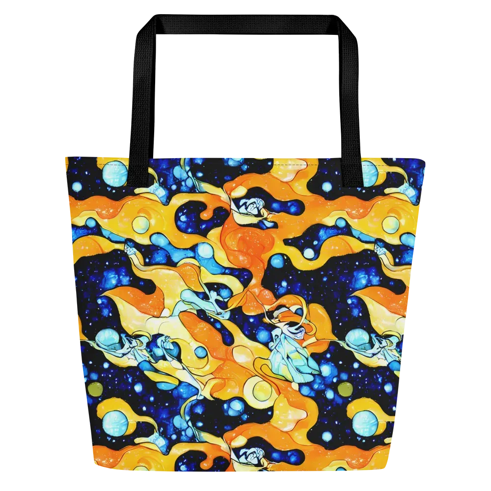 Starlight Melt on Large Tote Bag W/ Pocket — Front