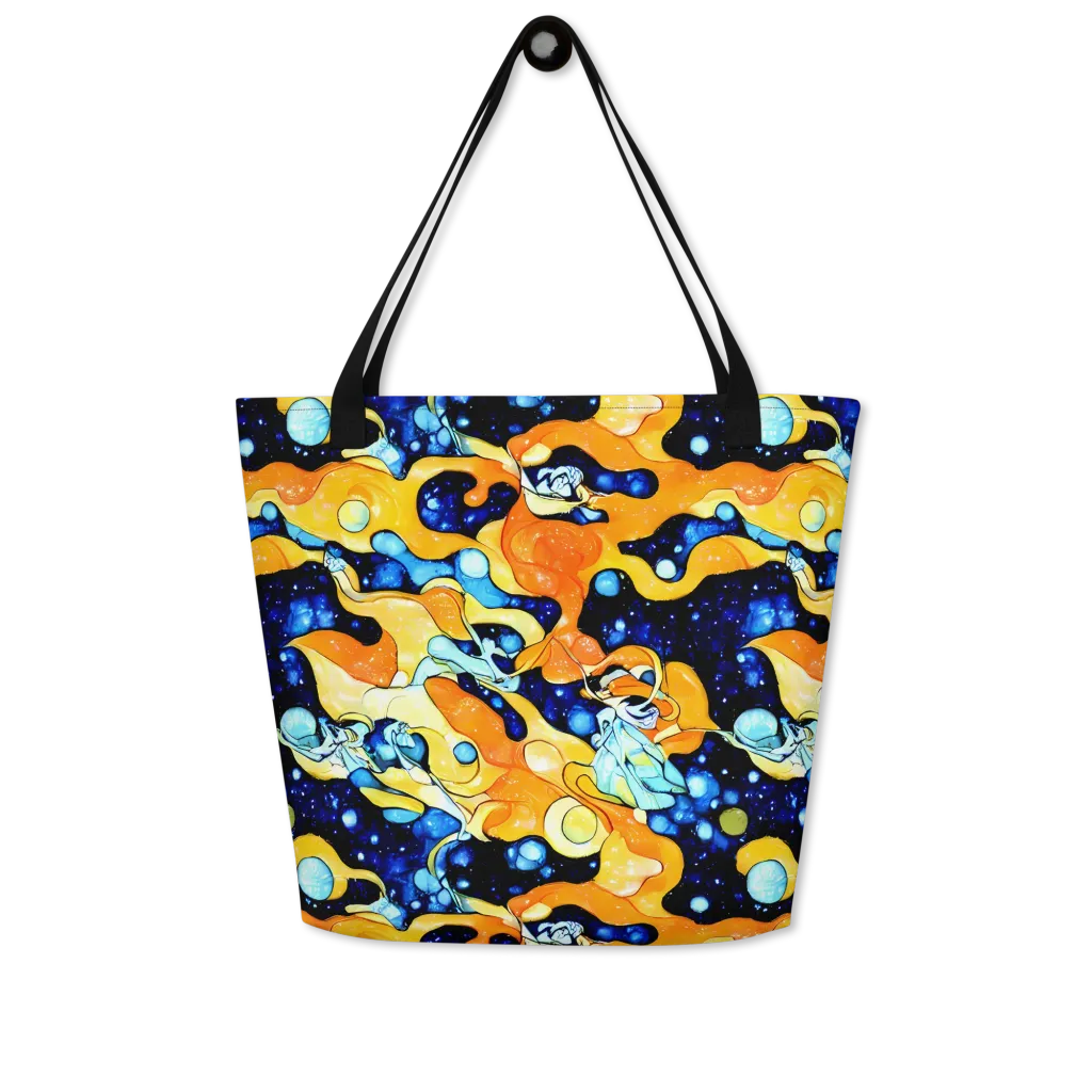 Starlight Melt on Large Tote Bag W/ Pocket — Front