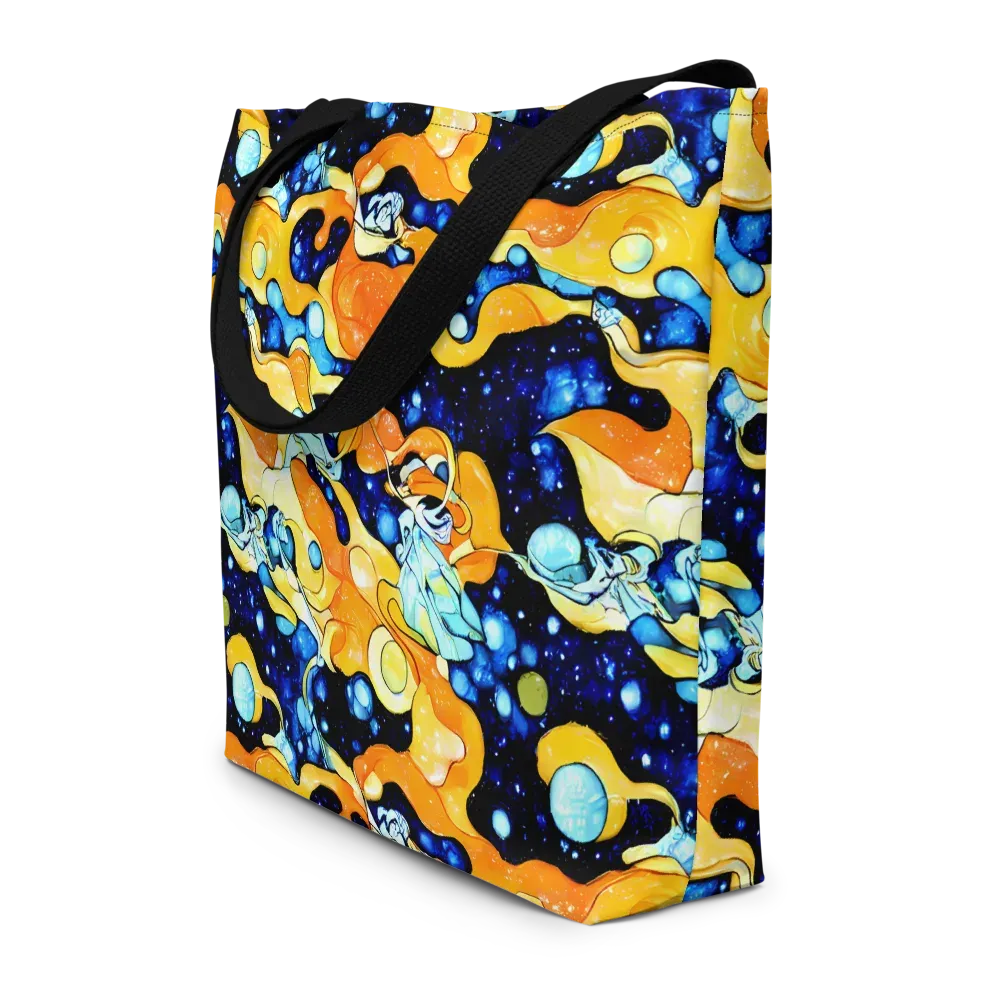 Starlight Melt on Large Tote Bag W/ Pocket — Front