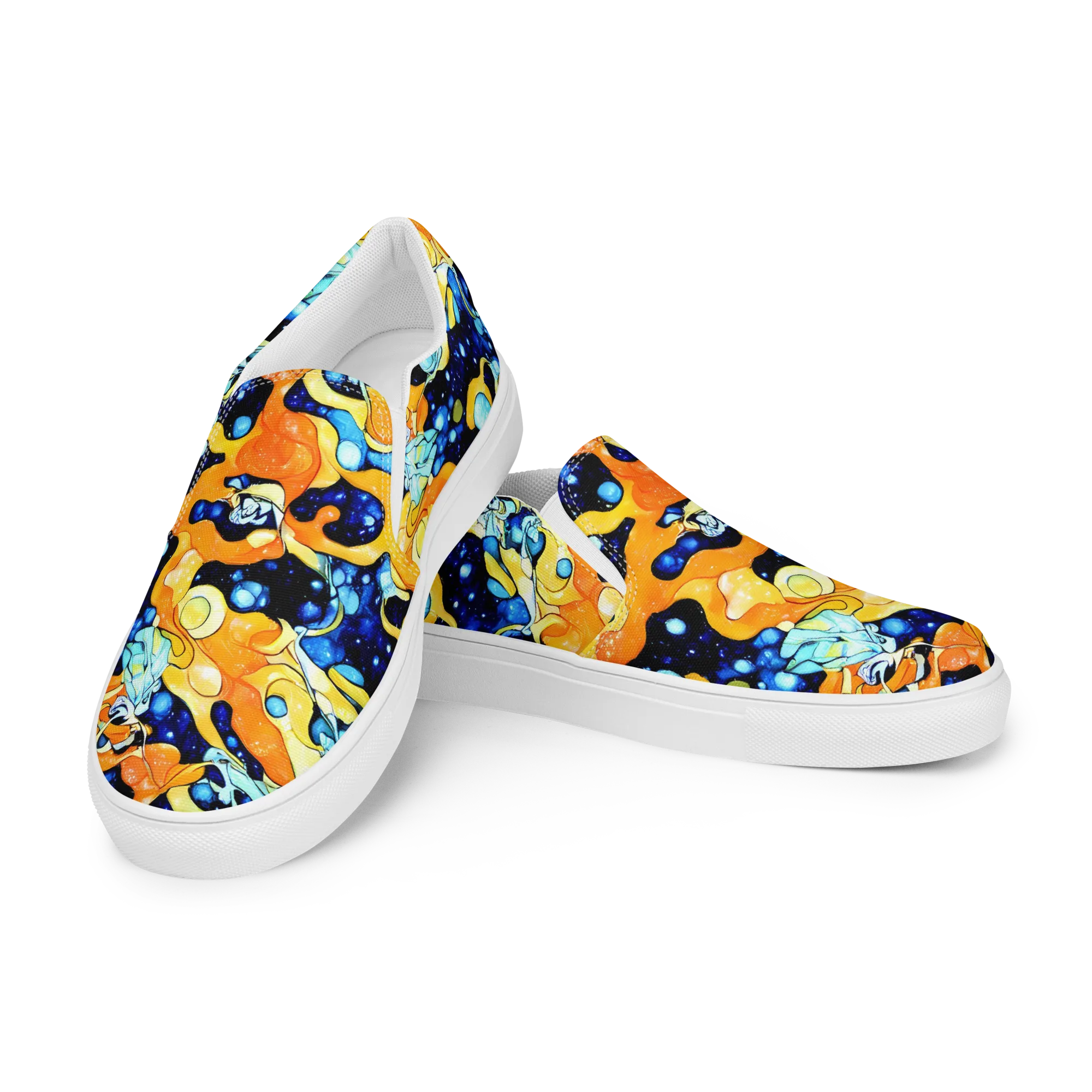 Starlight Melt on Women's Slip-On Canvas Shoes — Left Front