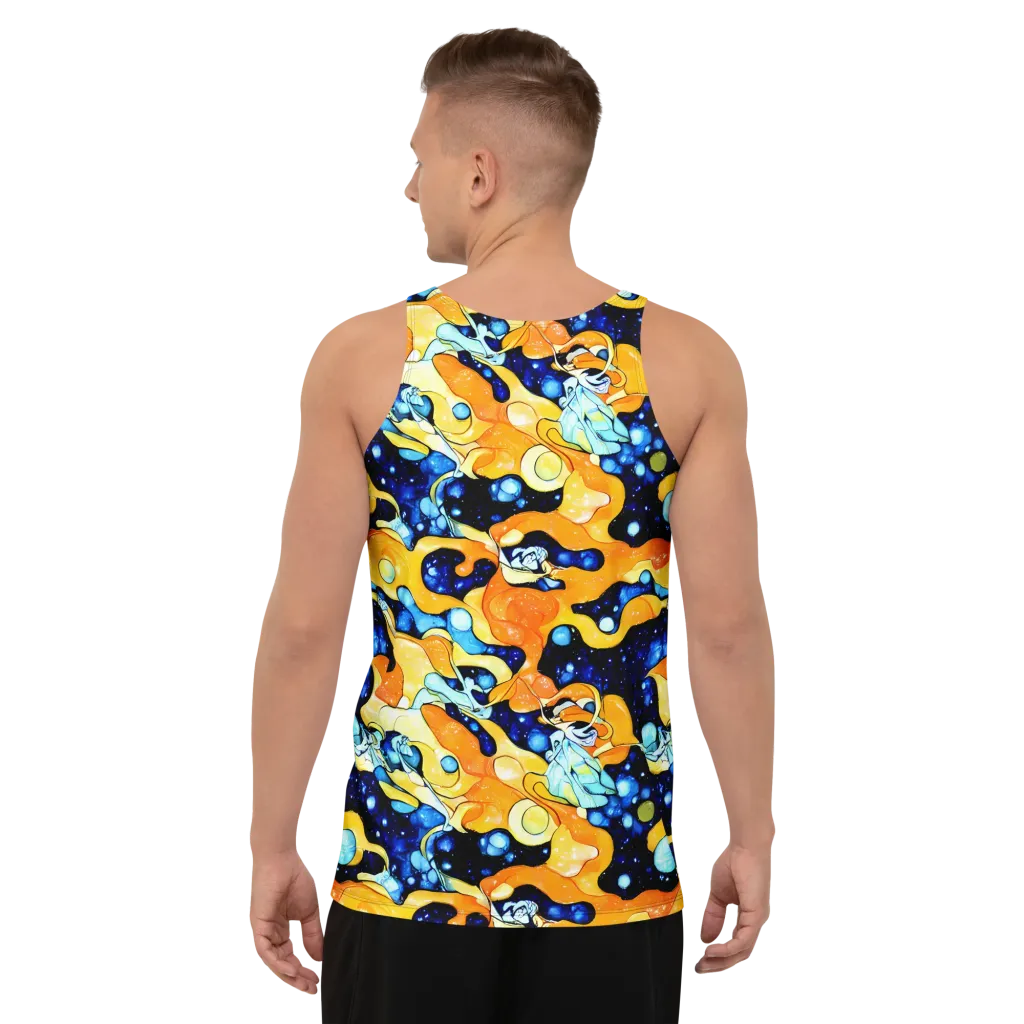 Starlight Melt on Men's Tank Top — Back