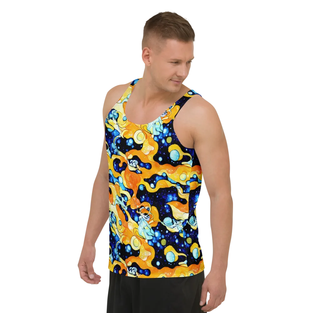 Starlight Melt on Men's Tank Top — Left Front