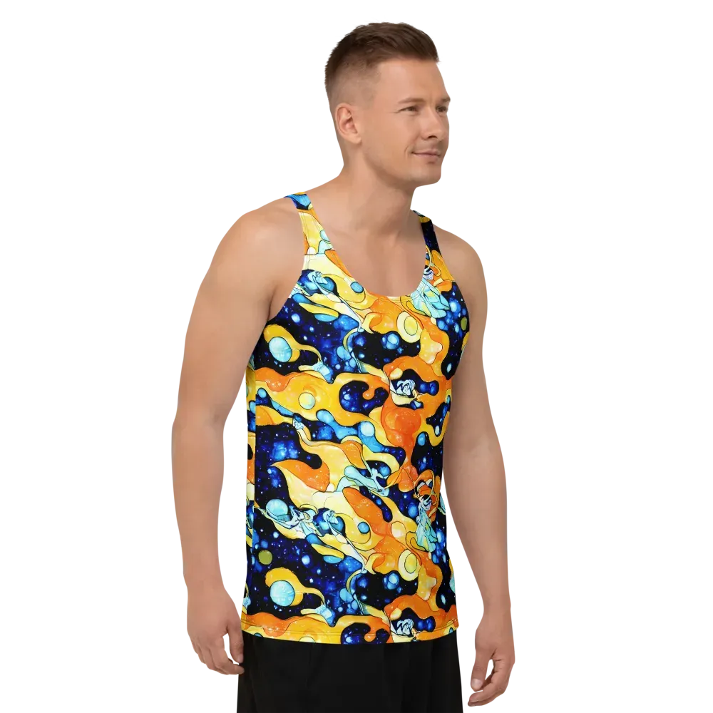 Starlight Melt on Men's Tank Top — Right Front