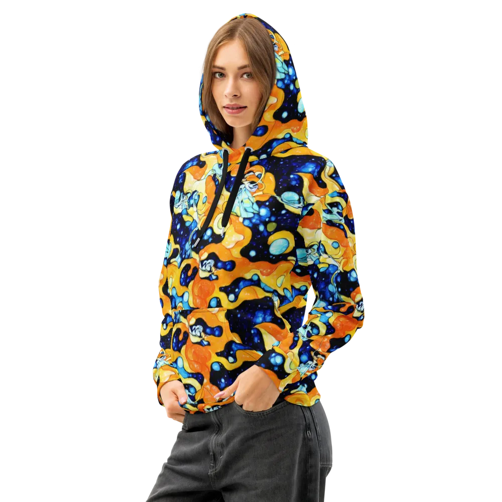 Starlight Melt on Cotton Hoodie — Left Front