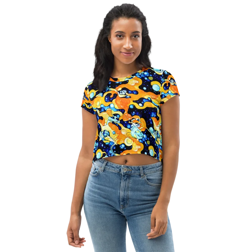 Starlight Melt on Crop Tee — Front