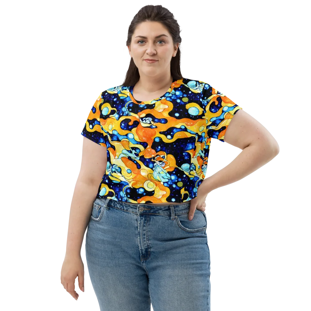 Starlight Melt on Crop Tee — Front