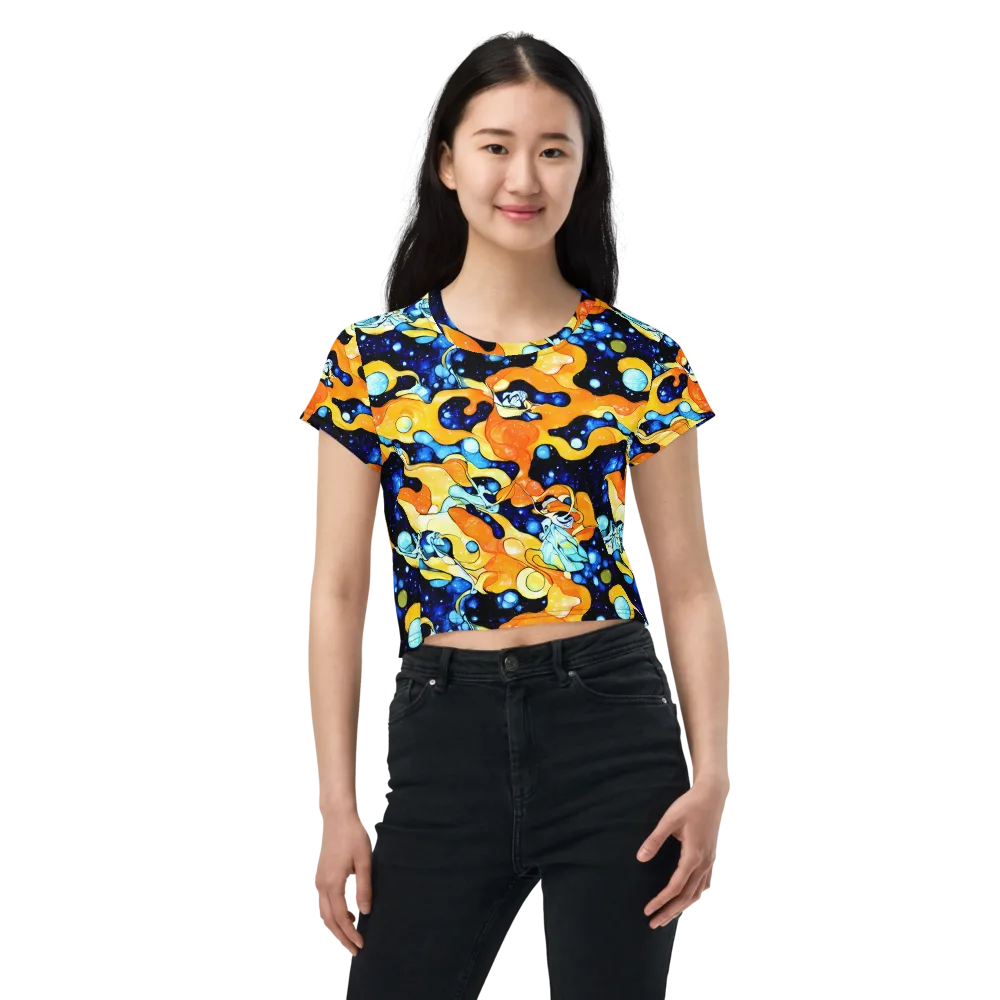 Starlight Melt on Crop Tee — Front