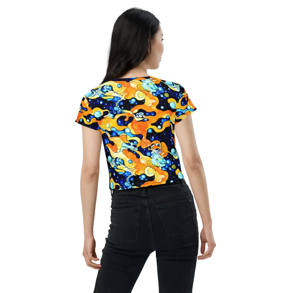 Starlight Melt on Crop Tee — Back