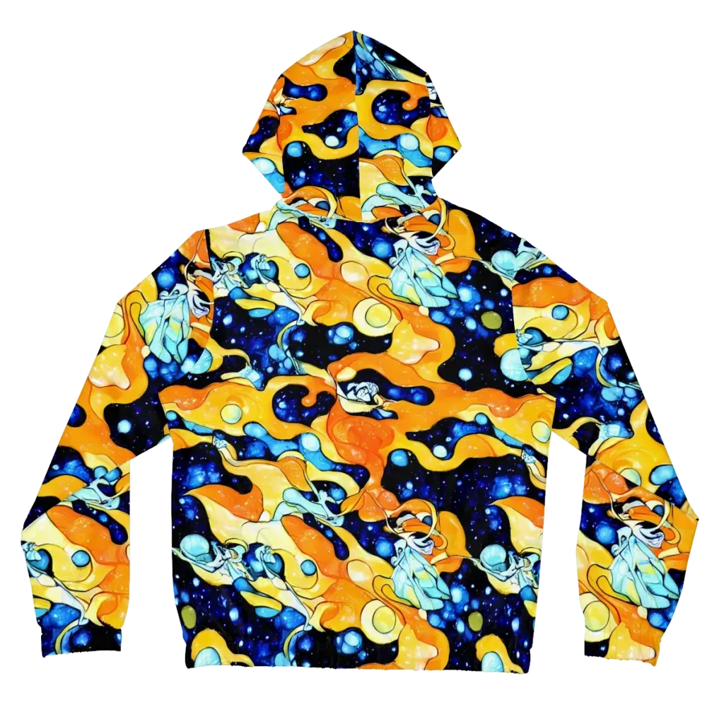 Starlight Melt on Women's Full-Zip Hoodie — Back