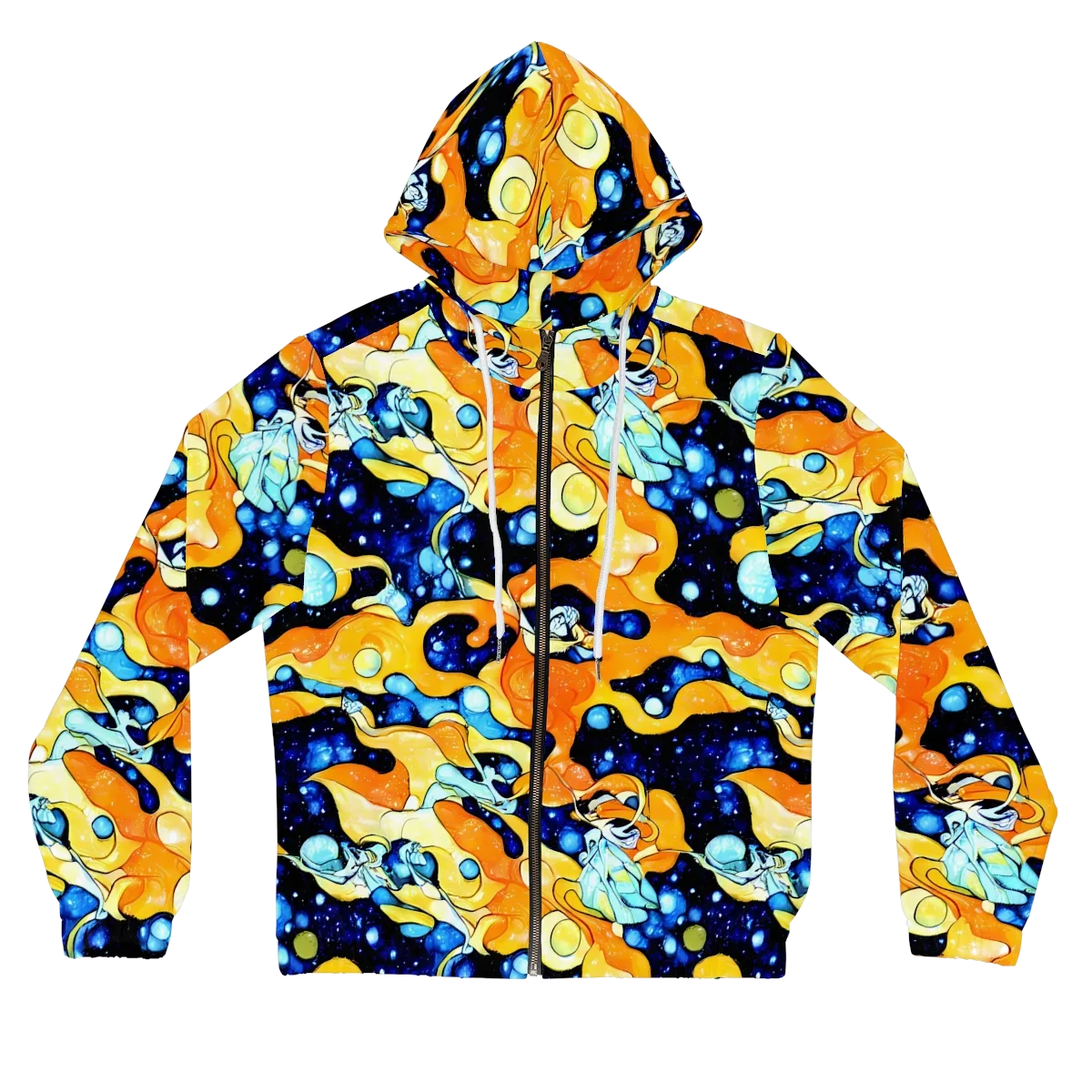 Starlight Melt on Women's Full-Zip Hoodie — Front