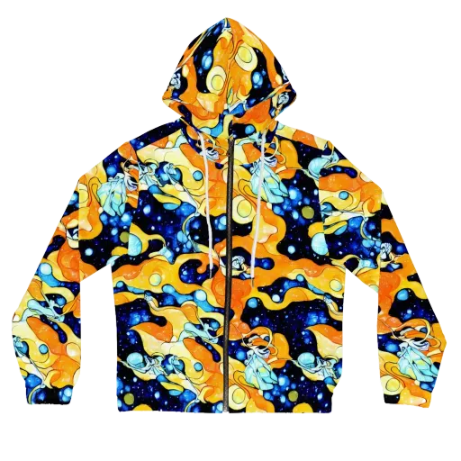 Starlight Melt on a Women's Full-Zip Hoodie