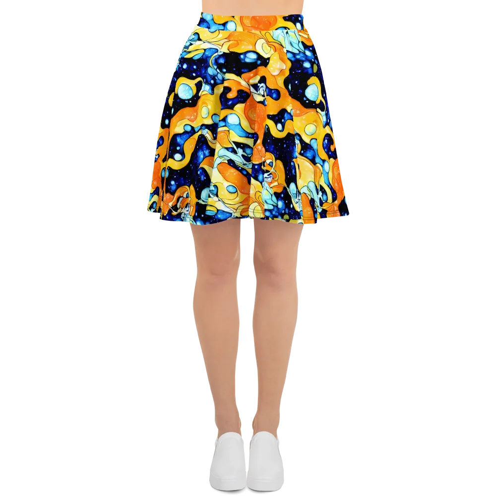 Starlight Melt on Skater Skirt — Front