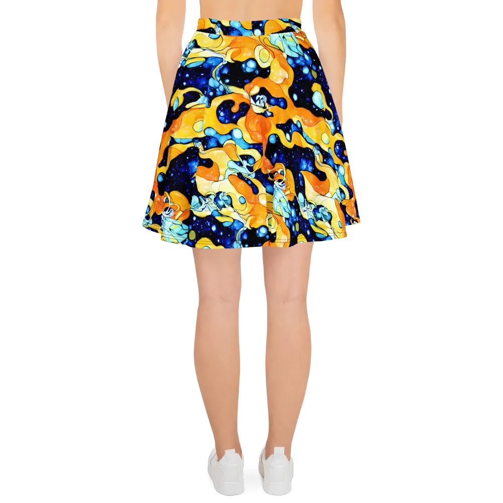 Starlight Melt on Skater Skirt — Back