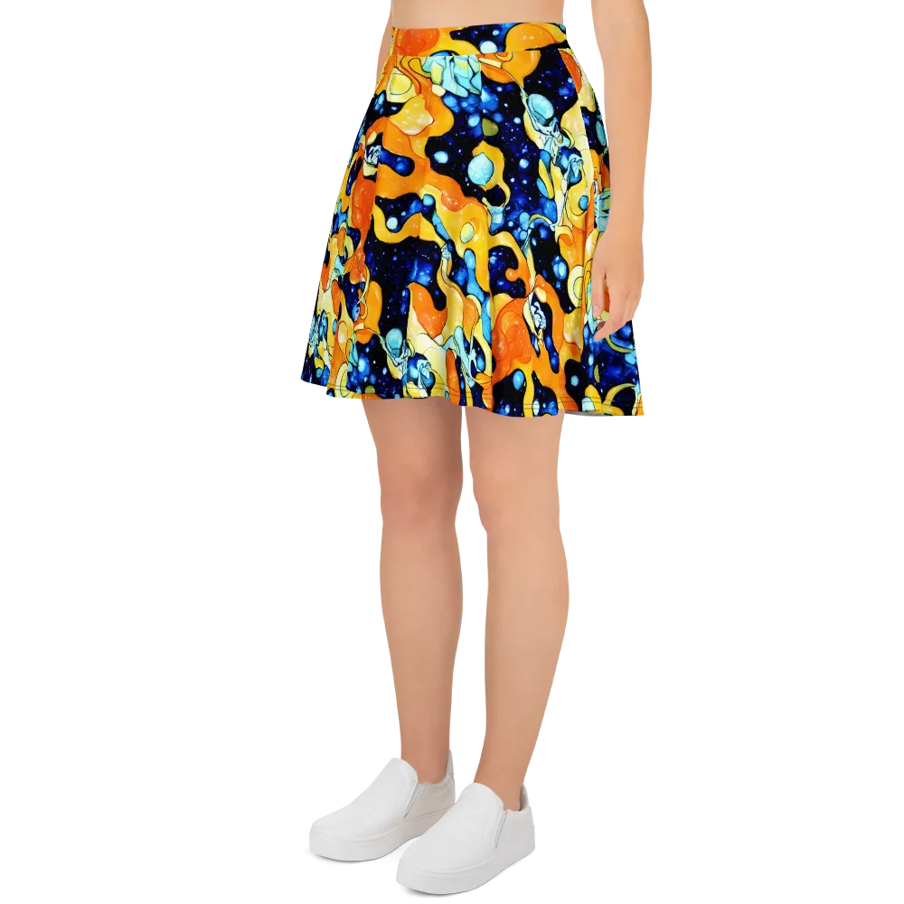 Starlight Melt on Skater Skirt — Left