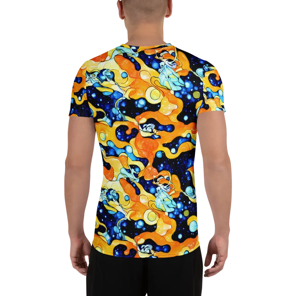 Starlight Melt on Men's Athletic T-Shirt — Back