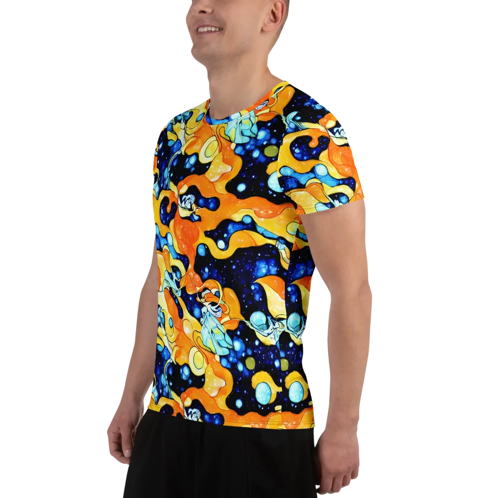 Starlight Melt on Men's Athletic T-Shirt — Left