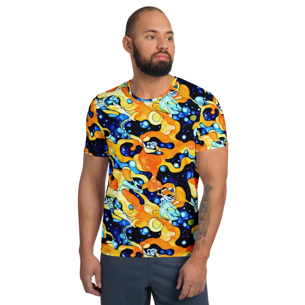 Starlight Melt on Men's Athletic T-Shirt — Front
