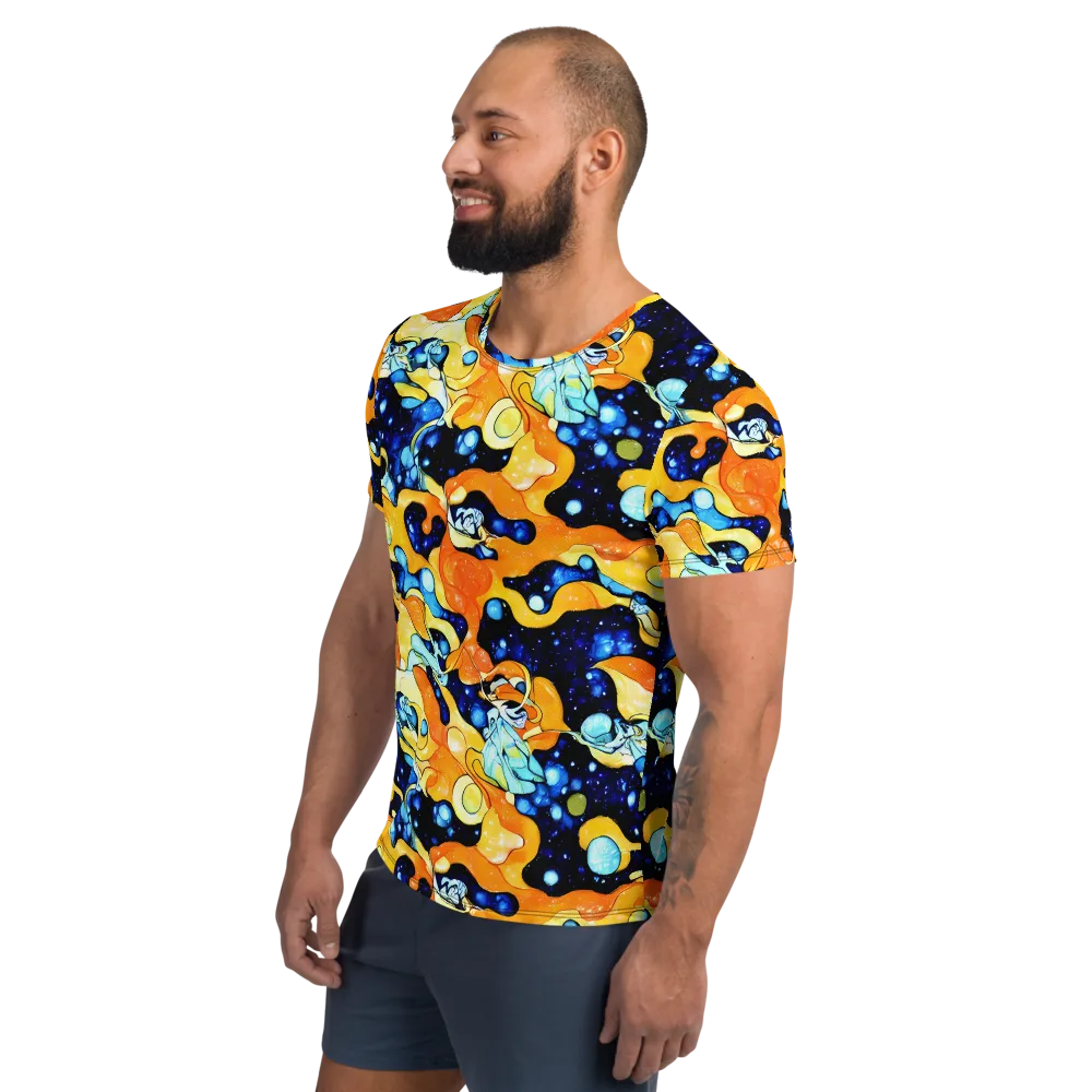 Starlight Melt on Men's Athletic T-Shirt — Left