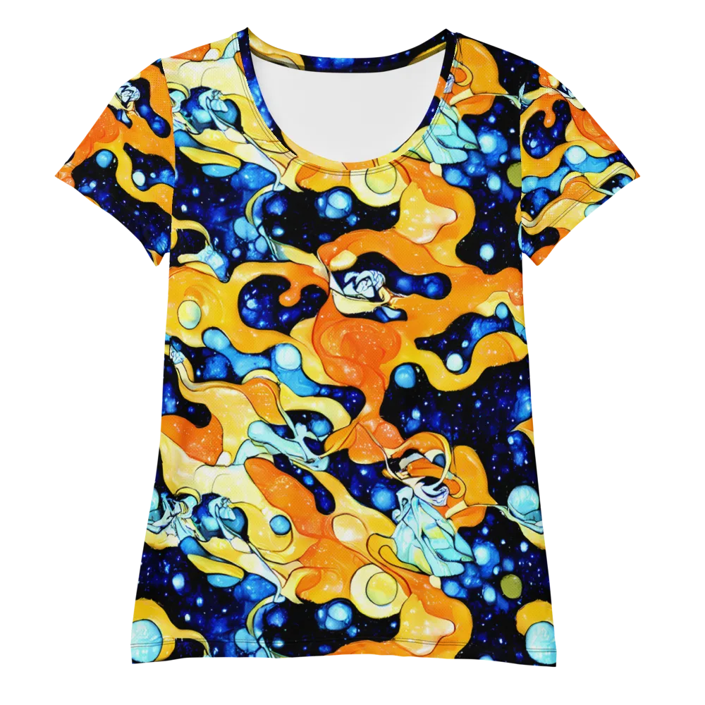 Starlight Melt on Women's Athletic T-Shirt — Front