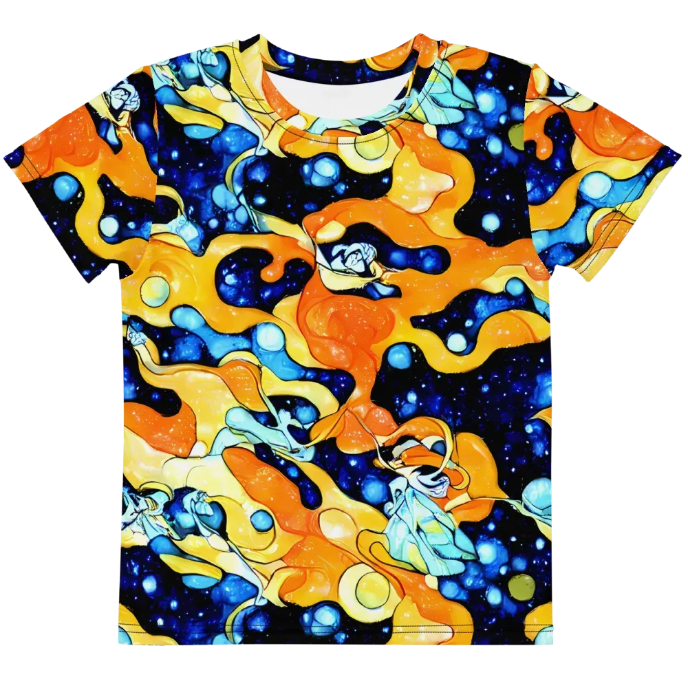 Starlight Melt on Kids Crew Neck T-Shirt — Front