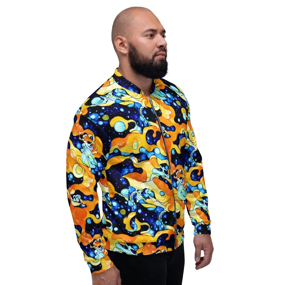Starlight Melt on Bomber Jacket — Right