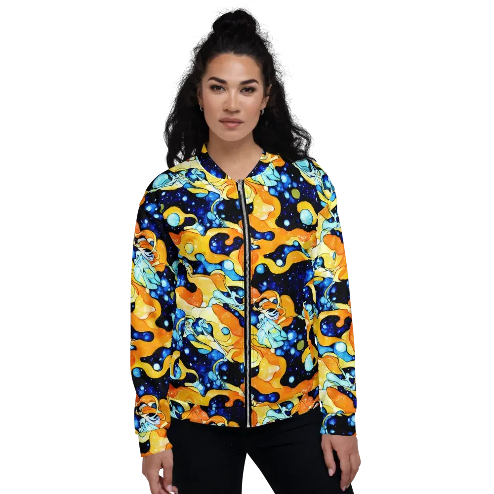 Starlight Melt on Bomber Jacket — Front