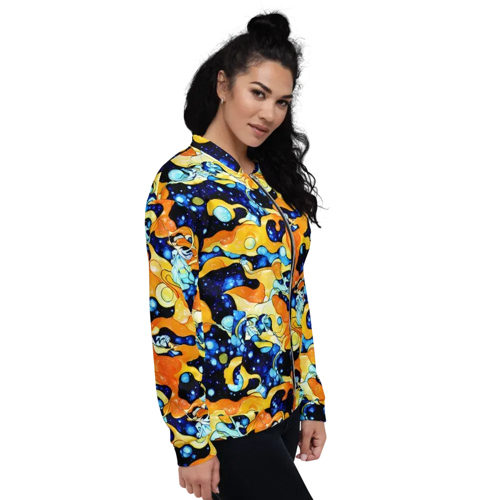 Starlight Melt on Bomber Jacket — Right