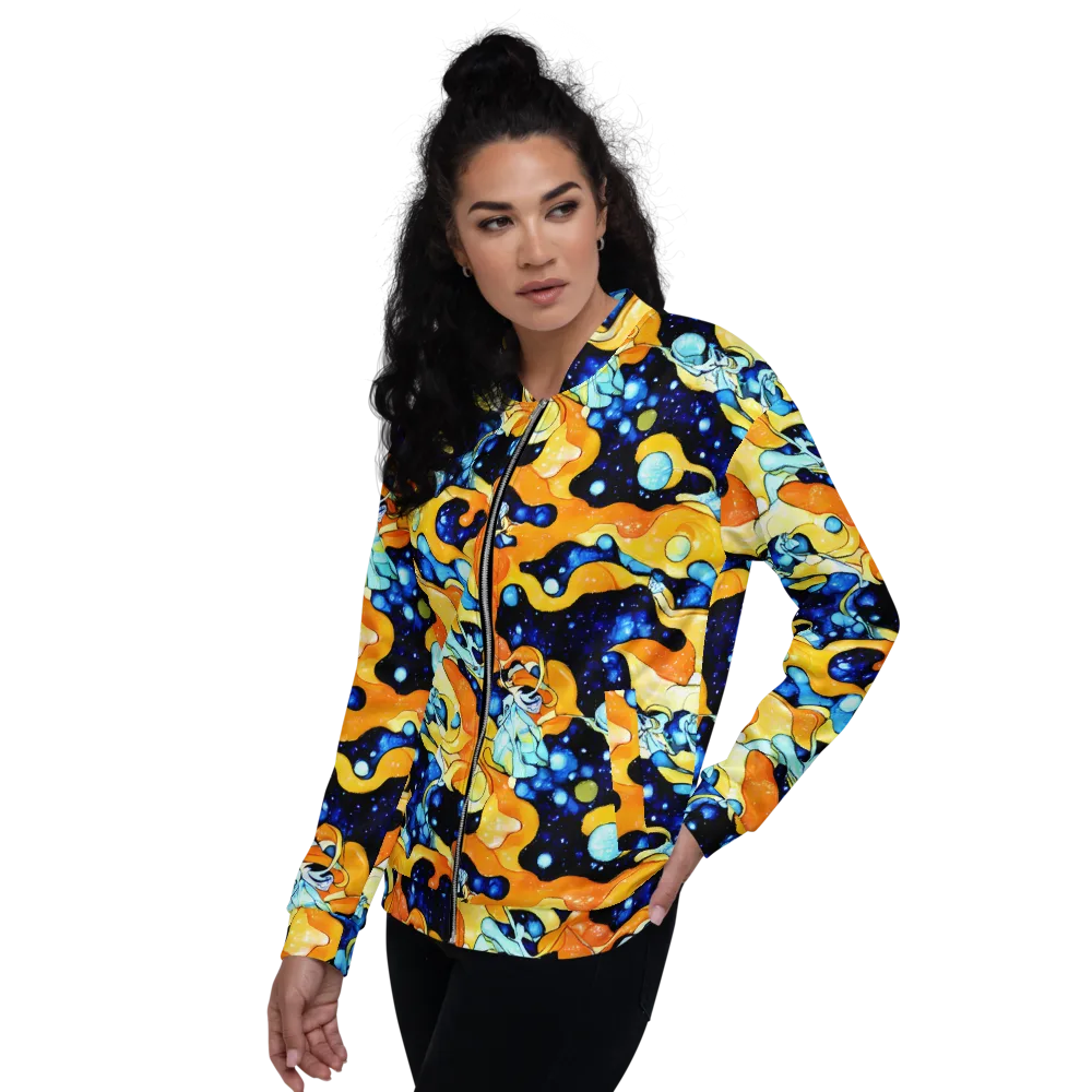 Starlight Melt on Bomber Jacket — Left