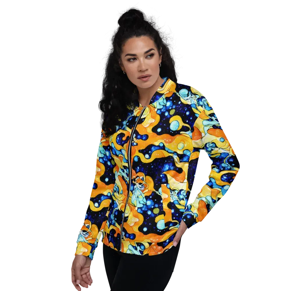 Starlight Melt on Bomber Jacket — Left