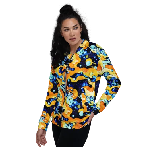 Starlight Melt on a Bomber Jacket