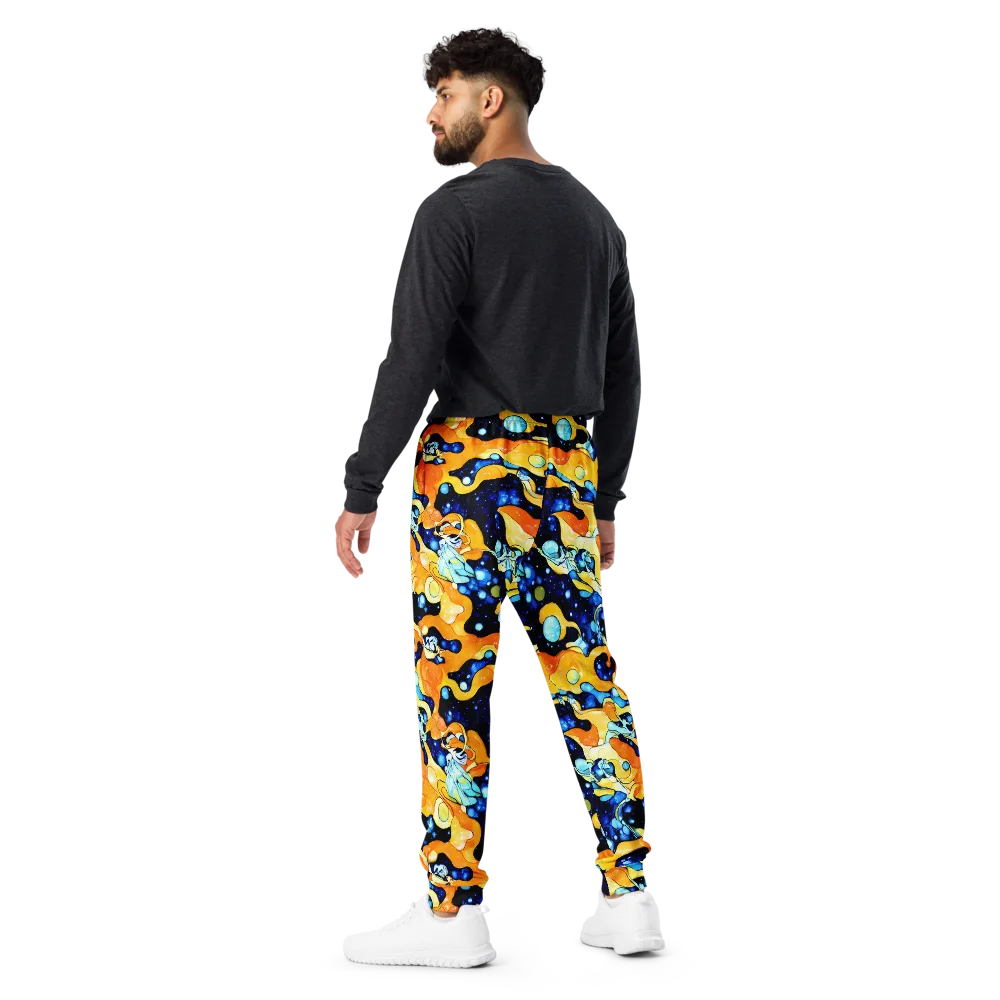 Starlight Melt on Men's Joggers — Back