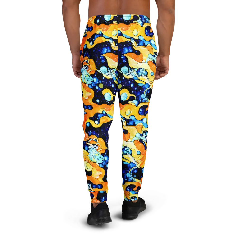 Starlight Melt on Men's Joggers — Back