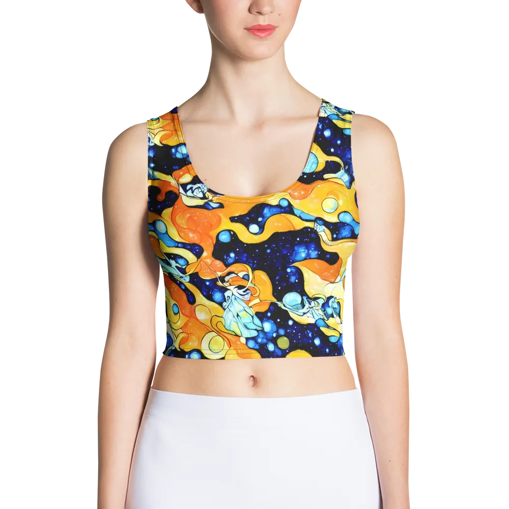 Starlight Melt on Crop Top — Front