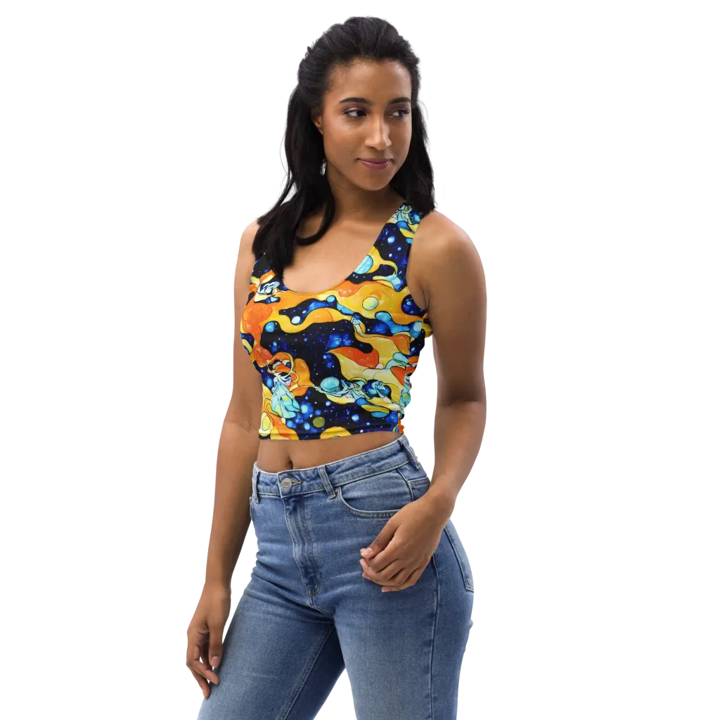 Starlight Melt on Crop Top — Left Front