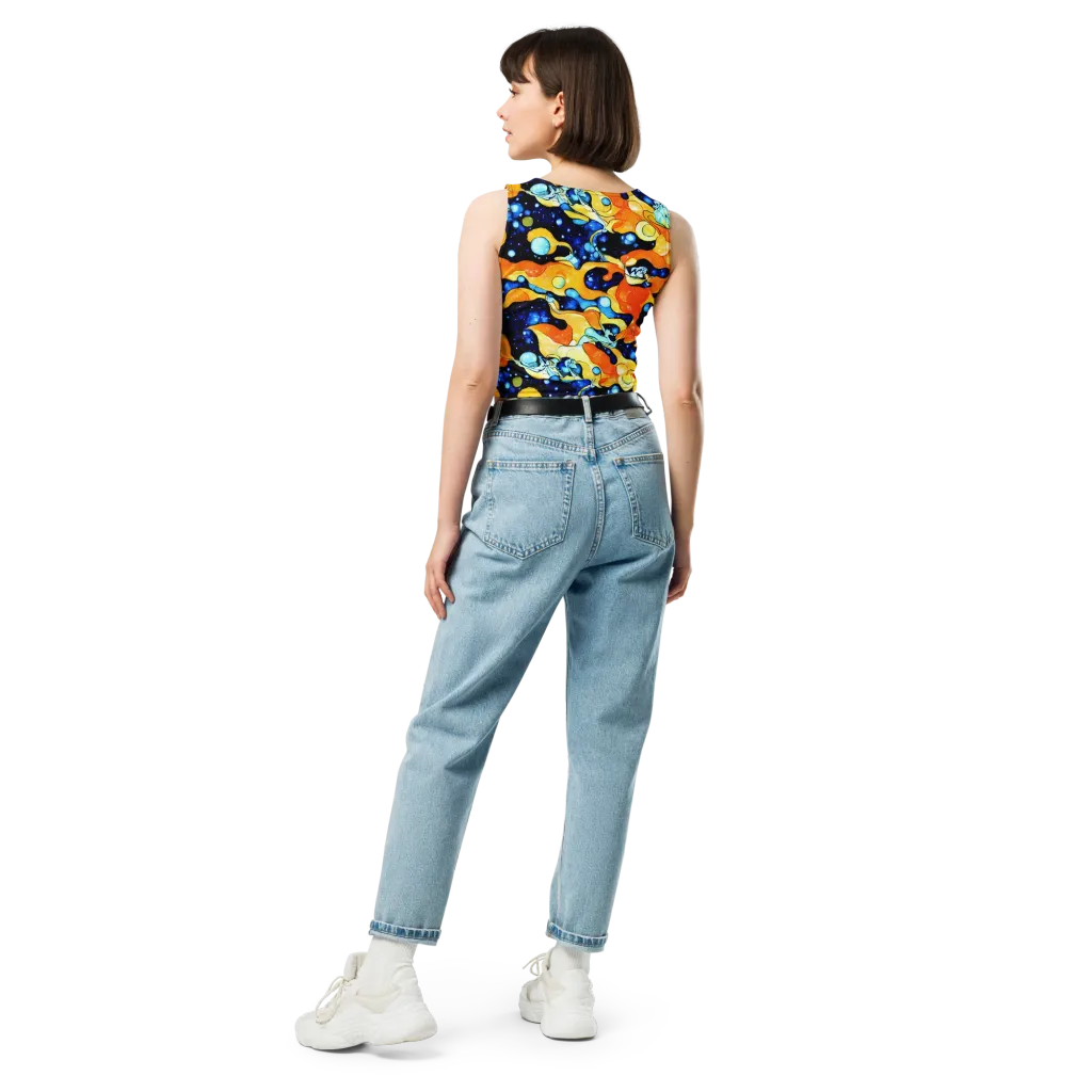 Starlight Melt on Crop Top — Back
